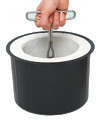 Easy and comfortable disposal of processing waste Easy and comfortable disposal of processing waste